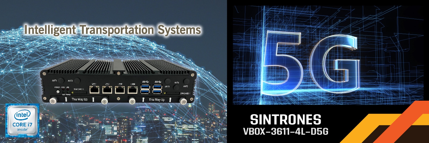 鑫創電子推出全球首款支援5G+5G雙卡雙待車載電腦VBOX-3611-4L-D5G